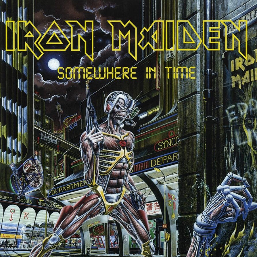 IRON MAIDEN サムホエア・イン・タイム LP Amazon.co.jp: Somewhere In Time: ミュージック